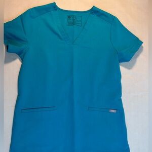 FIGS Bright Teal Medical Scrub Top, FW1100